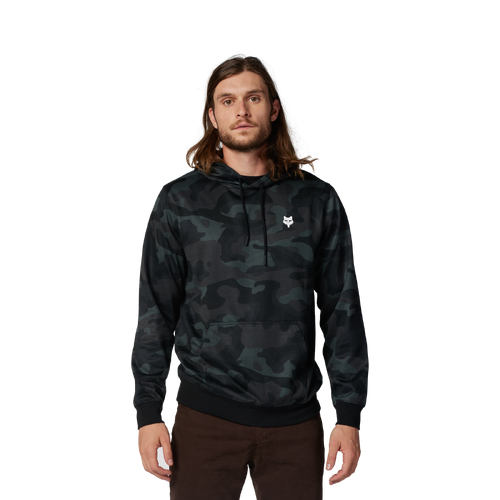 Fox Head Camo Pull Over Fleece - Black/Camo