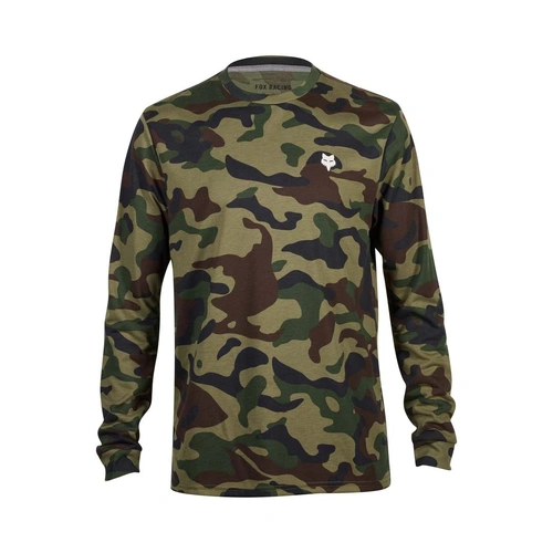 Fox Head LS Tech Tee Camo - Green/Camo