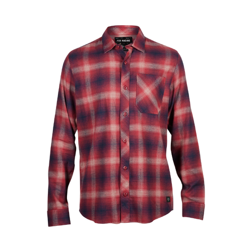 Fox Survivalist Flannel - Scarlet