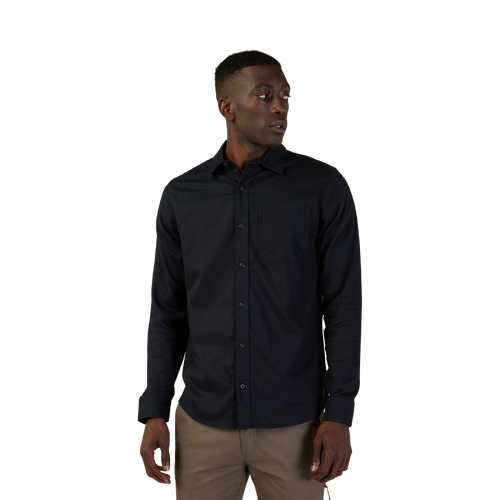 Fox Level Up Woven LS Top - Black