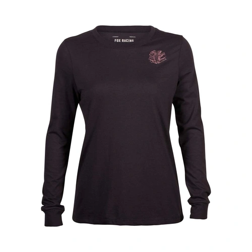 Fox Sensory LS Womens Tee - Black