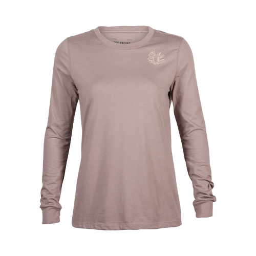 Fox Sensory LS Womens Tee - Taupe