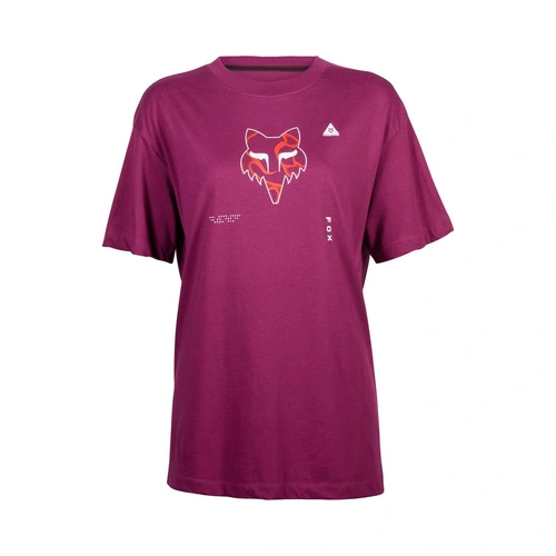 Fox Withered Oversized Womens Tee Short Sleeve - Magnetic