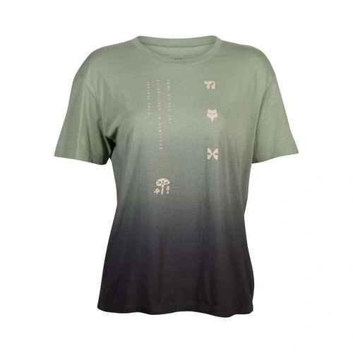 Fox Sensory Dye SS Womens Tee - Kelp