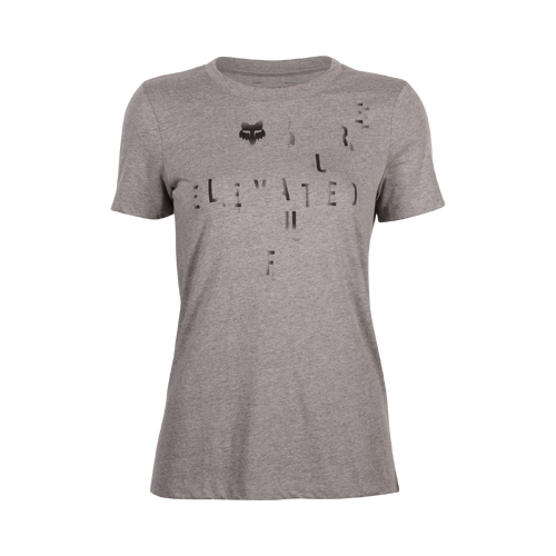 Fox Diffuse Womens Tee Short Sleeve - Light Heather Grey