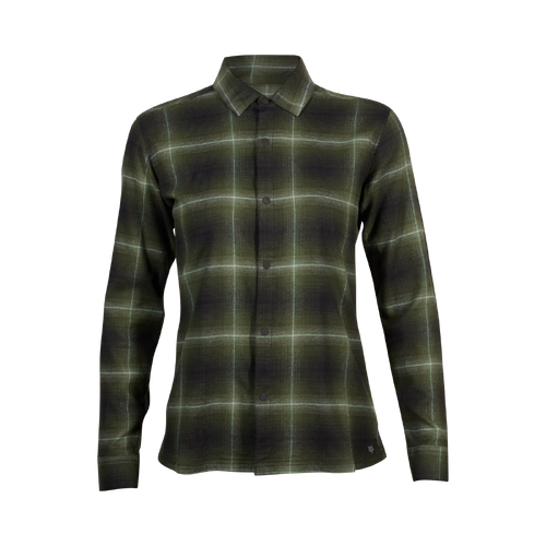 Fox Survivalist Womens Stretch Flannel - Dark Sage