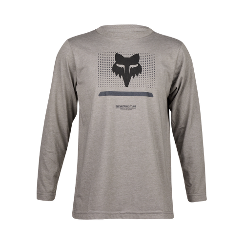 Fox Youth Optical LS Tee - Heather Graphite