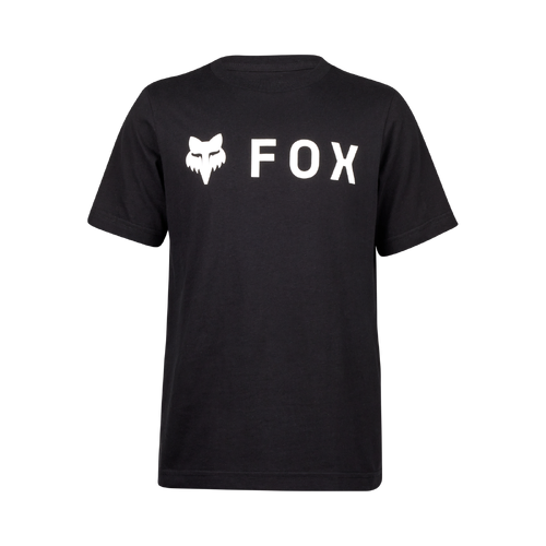 Fox Youth Absolute SS Tee - Black - M - SKU:FO31818001M