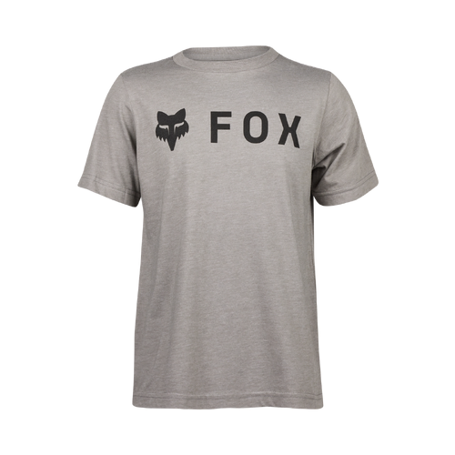 Fox Youth Absolute SS Tee - Heather Graphite