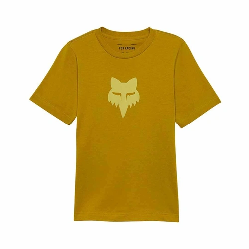 Fox Youth Fox Legacy Ss Tee - Mustard - M - SKU:FO31819440M