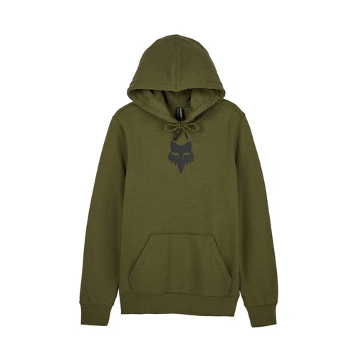 Fox Fox Head Womens Pullover Fleece - Olive Green - L - SKU:FO31829099L