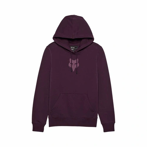 Fox Fox Head Womens Pullover Fleece - Dark Purple