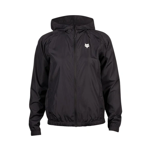 Fox Fox Head Womens Windbreaker - Black