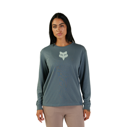 Fox Fox Head Womens Top Long Sleeve - Citadel