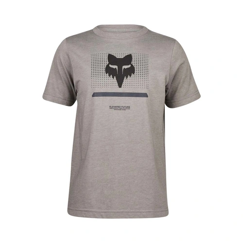 Fox Youth Optical SS Tee - Heather Graphite - L - SKU:FO31923185L