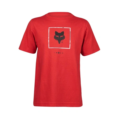 Fox Youth Atlas SS Tee - Flame Red - L - SKU:FO31924122L
