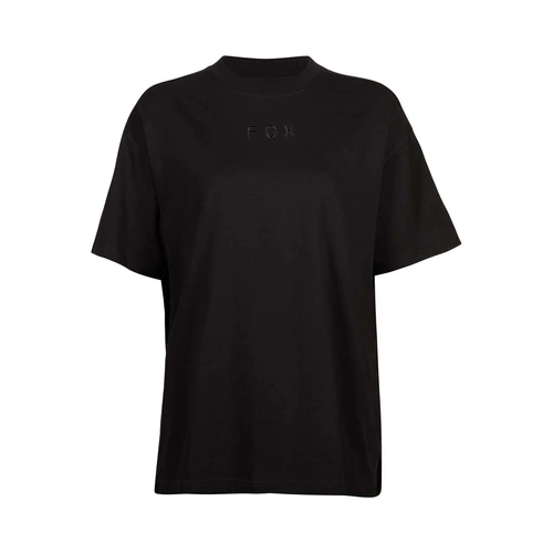 Fox Wordmark Oversized Womens Tee Short Sleeve - Black