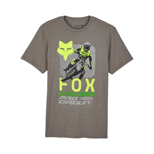 Fox X Pro Circuit Prem SS Tee - Heather Graphite