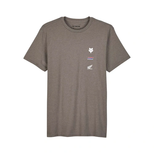 Fox X Honda Prem SS Tee II - Heather Graphite - 2XL - SKU:FO320591852X