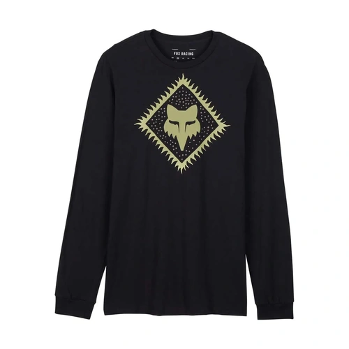 Fox Leo Prem LS Tee - Black - 2XL - SKU:FO321030012X