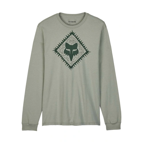 Fox Leo Prem LS Tee - Grey Vintage - 2XL - SKU:FO321034472X