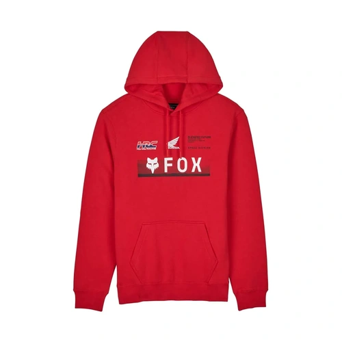 Fox X Honda PO Fleece - Flame Red - 2XL - SKU:FO321041222X