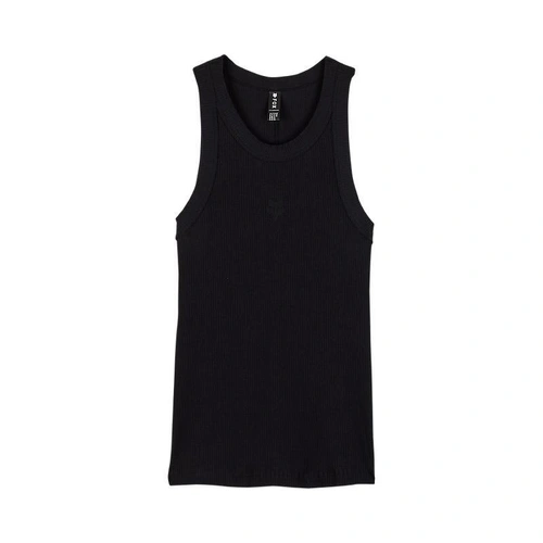 Fox Wordmark Womens Rib Tank - Black