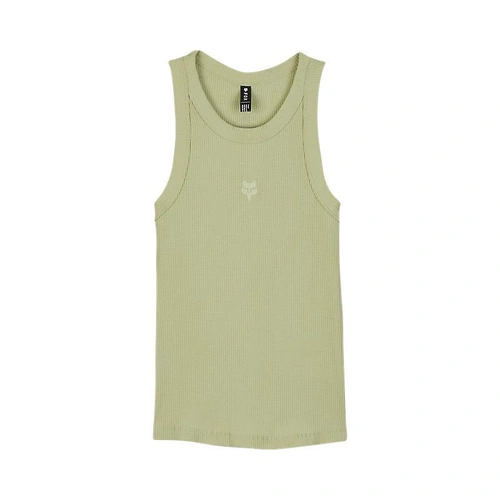 Fox Wordmark Womens Rib Tank - Cactus