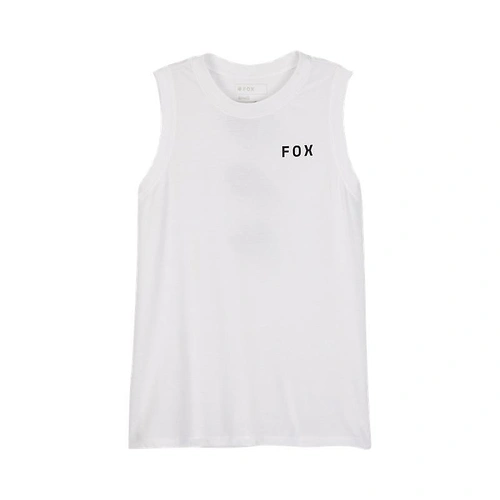 Fox Wayfaring Womens Biker Tank - White - L - SKU:FO32160008L