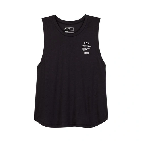 Fox Numerical Womens Biker Tank - Black