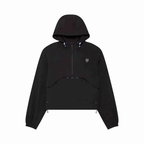 Fox Survivalist Womens Windbreaker - Black/Black