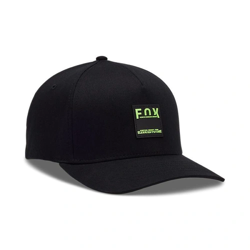 Fox Intrude Flexfit Hat - Black - L/XL - SKU:FO32244001LXL