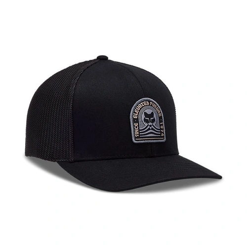 Fox Exploration Flexfit Hat - Black - L/XL - SKU:FO32246001LXL