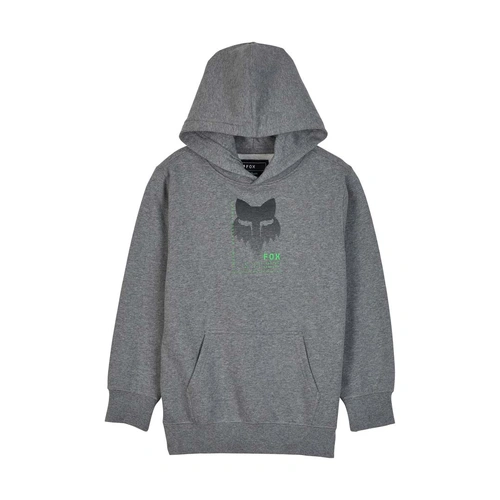 Fox Youth Dispute PO Fleece - Heather Graphite - L - SKU:FO32287185L