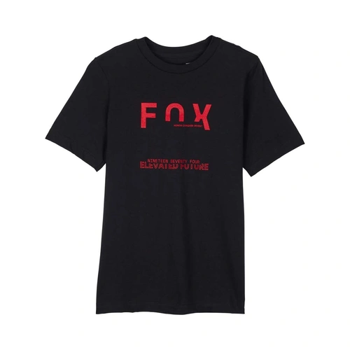Fox Youth Intrude Prem SS Tee - Black - L - SKU:FO32296001L