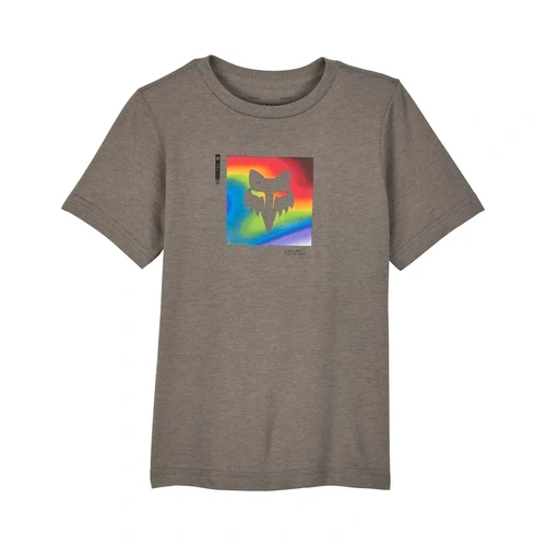 Fox Youth Scans Prem SS Tee - Heather Graphite - L - SKU:FO32298185L