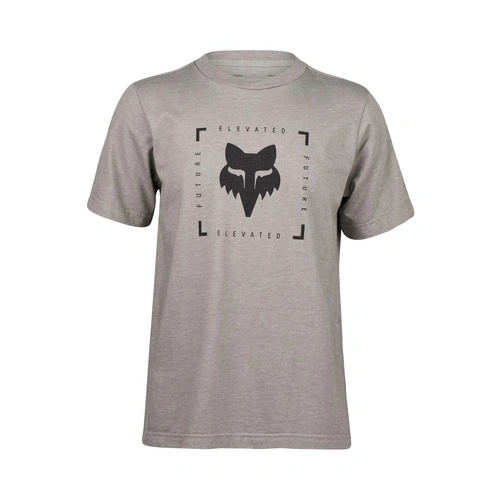 Fox Youth Boxed Future SS Tee - Heather Graphite