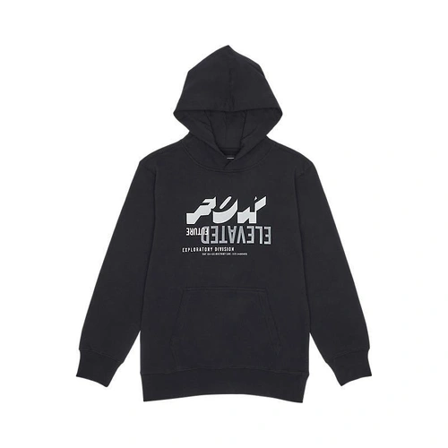 Fox Youth Elevated PO Fleece - Black - L - SKU:FO32482001L