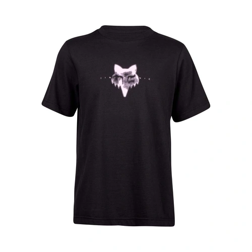 Fox Youth Inorganic SS Tee - Black - L - SKU:FO32485001L