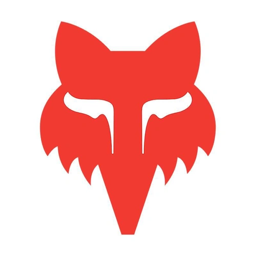 FOX Head 2.5 Inch Decal - Red