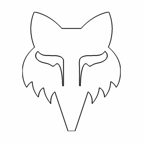 FOX HEAD 2.5" - DIE CUT VINYL