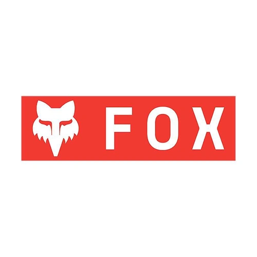 Fox 7 Inch Corporate Logo Decal - Red