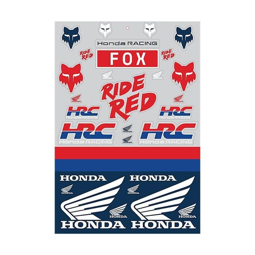 Fox Honda Track Decal Pack - Multi
