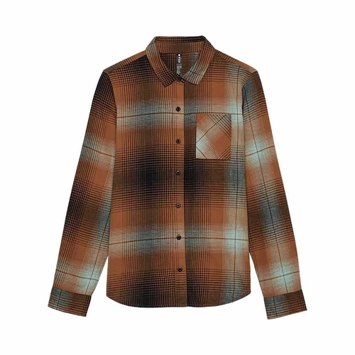 Fox Traildust Womens Flannel - Walnut