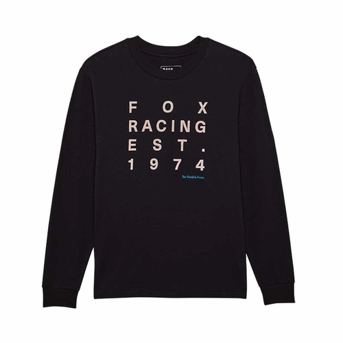 Fox Est.1974 Womens Tee Long Sleeve - Black