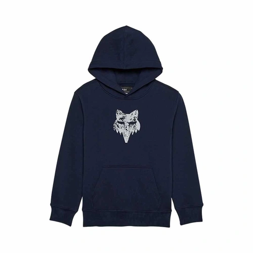 Fox Youth The World Pullover Fleece - Midnight - S - SKU:FO32841329S