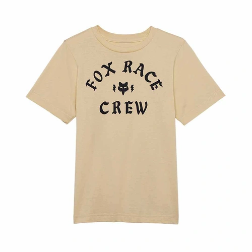 Fox Youth Race Crew Ss Tee - Cream