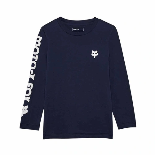 Fox Youth Moto-X Ls Tee - Midnight - L - SKU:FO32845329L