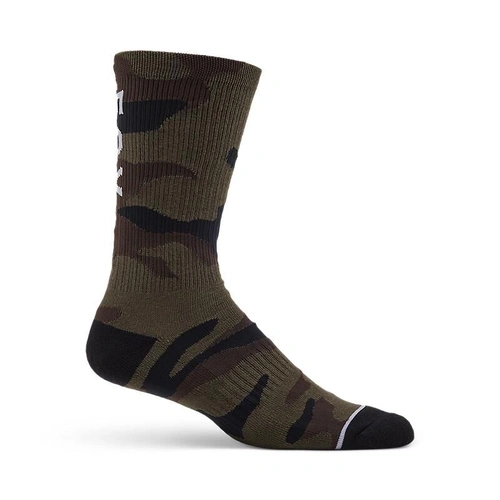 Fox Crew Sock - Green Camo - L/XL - SKU:FO32869031LXL