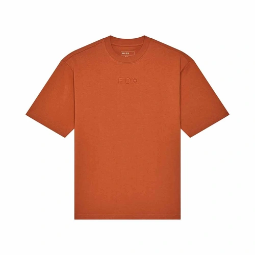 Fox Wordmark OV SS Tee - Chocolate - 2XL - SKU:FO328742332X